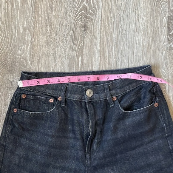 American Eagle 90s boyfriend black denim jeans size 2 - Picture 6 of 10